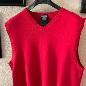 Men’s red XL sweater vest by Ralph Lauren